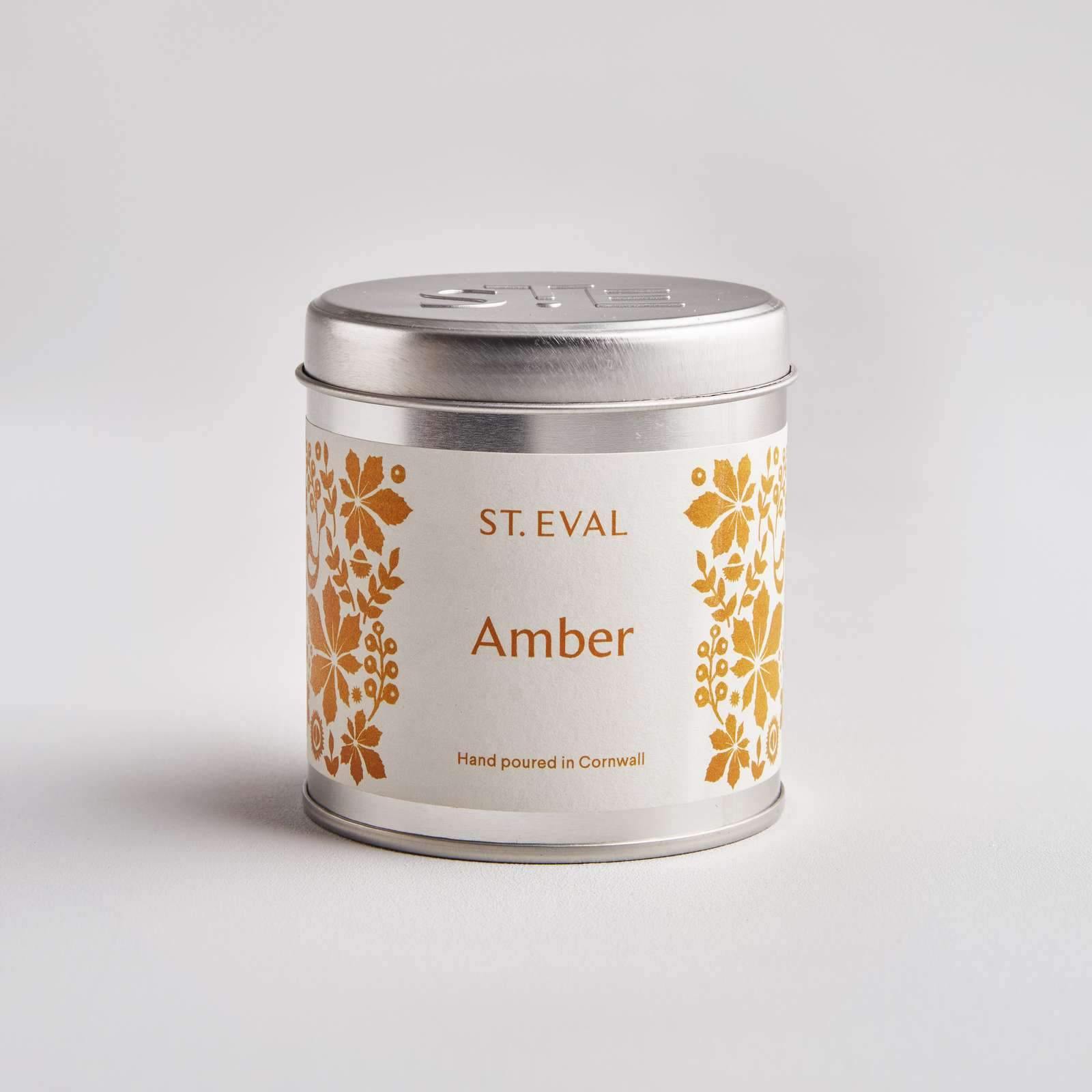 Amber, Folk Scented Tin Candle - Smallhill Furniture Co.
