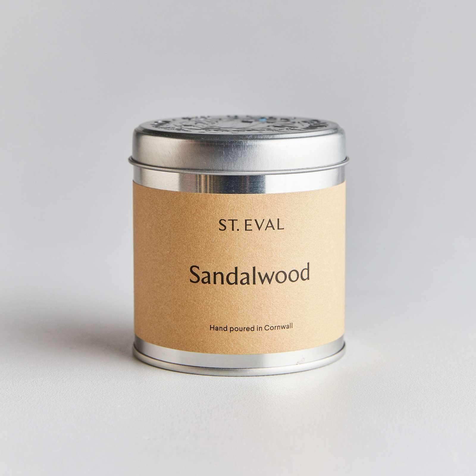 Sandalwood Scented Tin Candle - Smallhill Furniture Co.