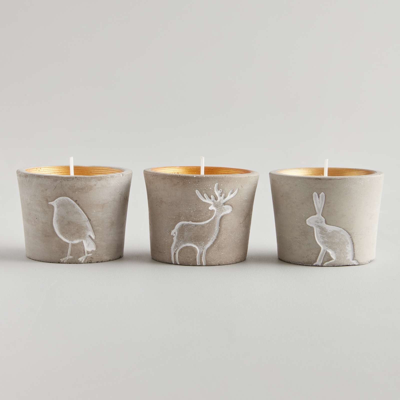 Winter Thyme Hare Pot Candl