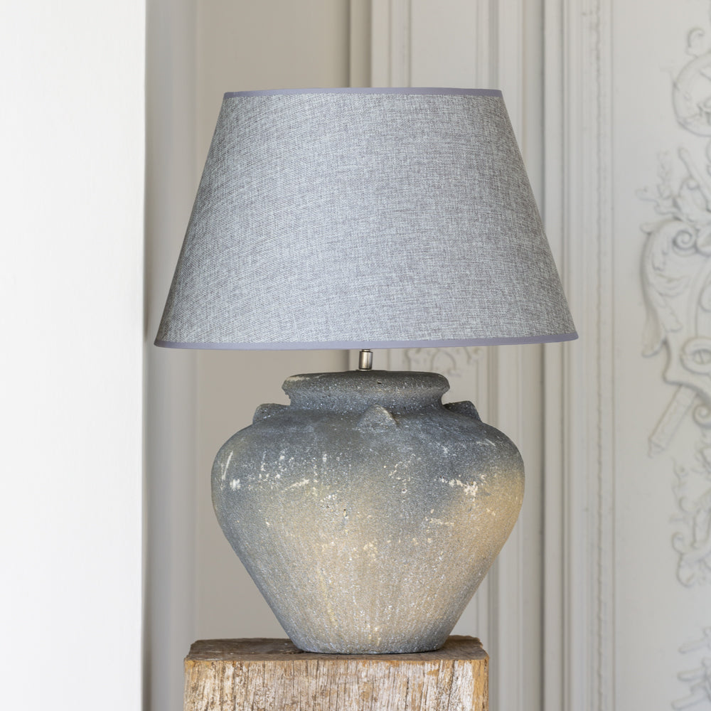 Lamp Ceramic Lucca with Dark Grey Shade