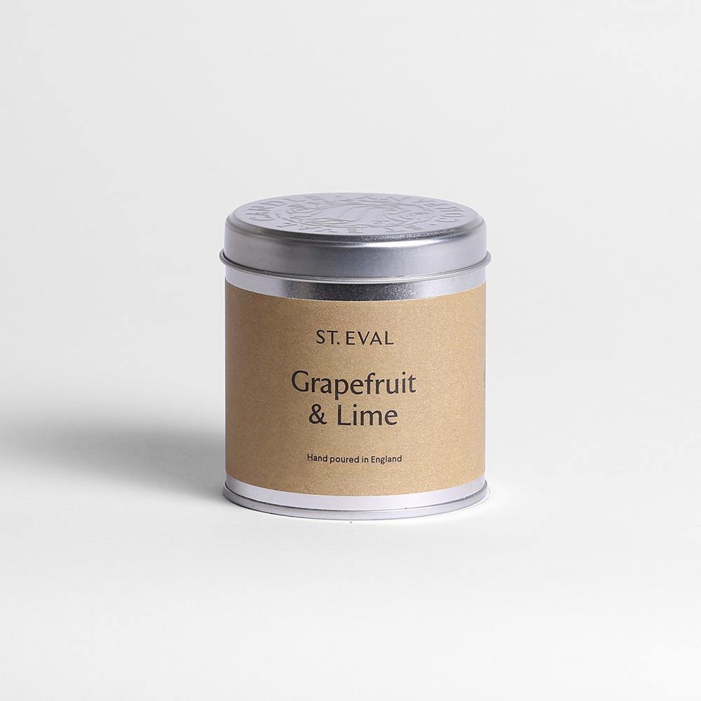 Grapefruit & Lime Scented Tin Candle - Smallhill Furniture Co.