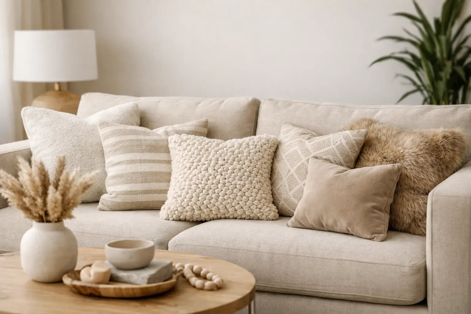 Best Cushions for Neutral Sofa Styling