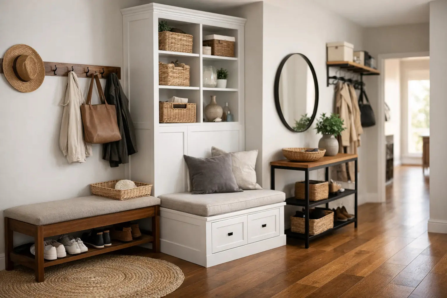 12 Best Hallway Storage Ideas for Stylish Homes