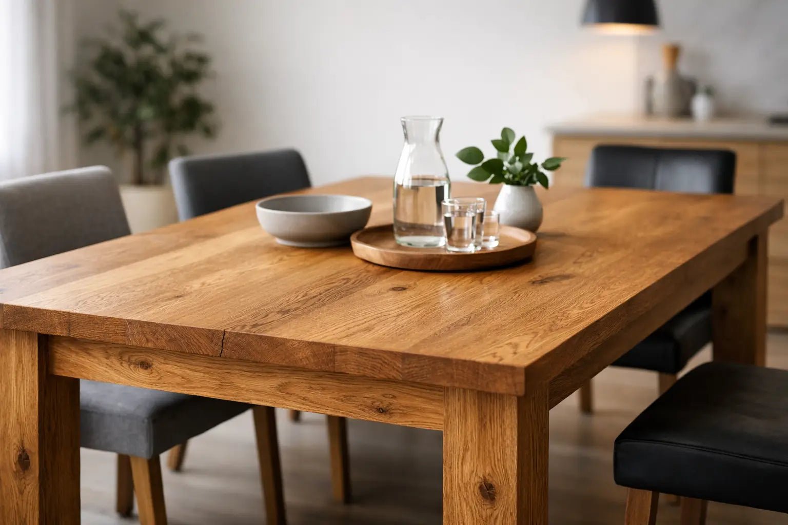 Solid Oak Dining Table Review: Is It Worth It? - Smallhill Furniture Co.