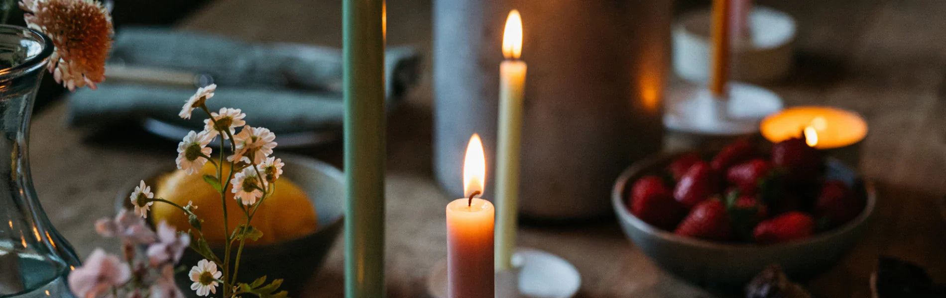 St Eval | Coloured Dinner Candles
