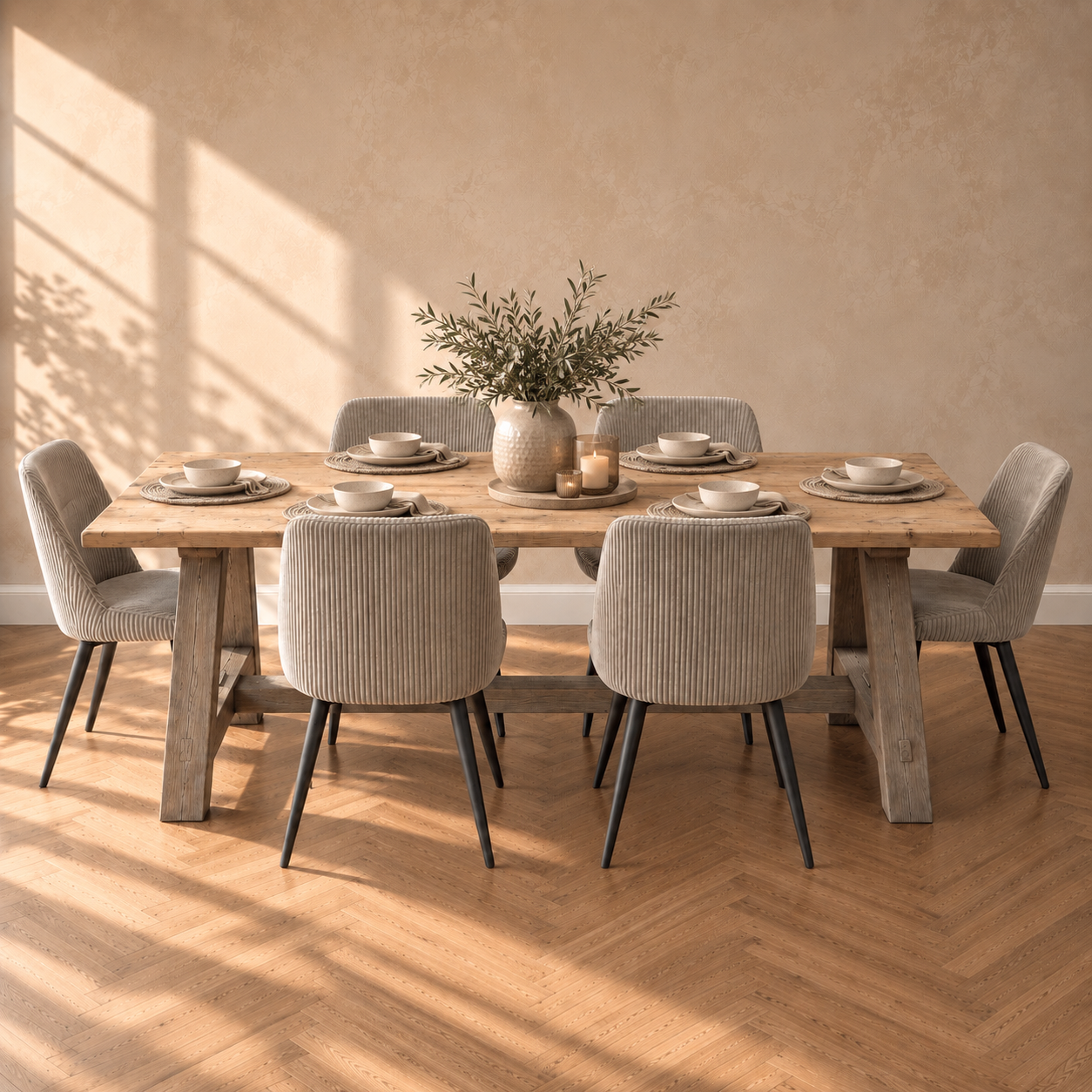 The Burford Reclaimed Dining Set