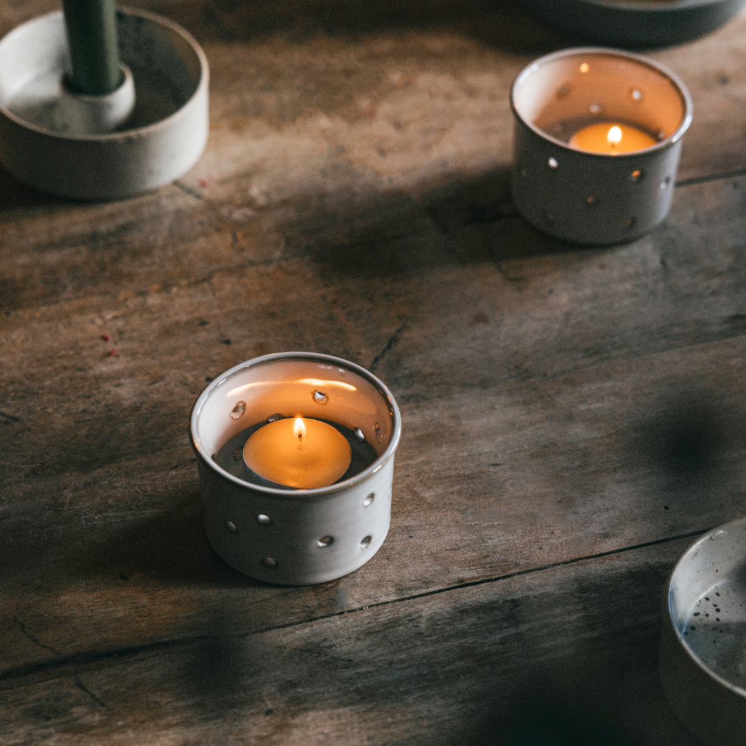 Ginger & Lemongrass Scented Tealights