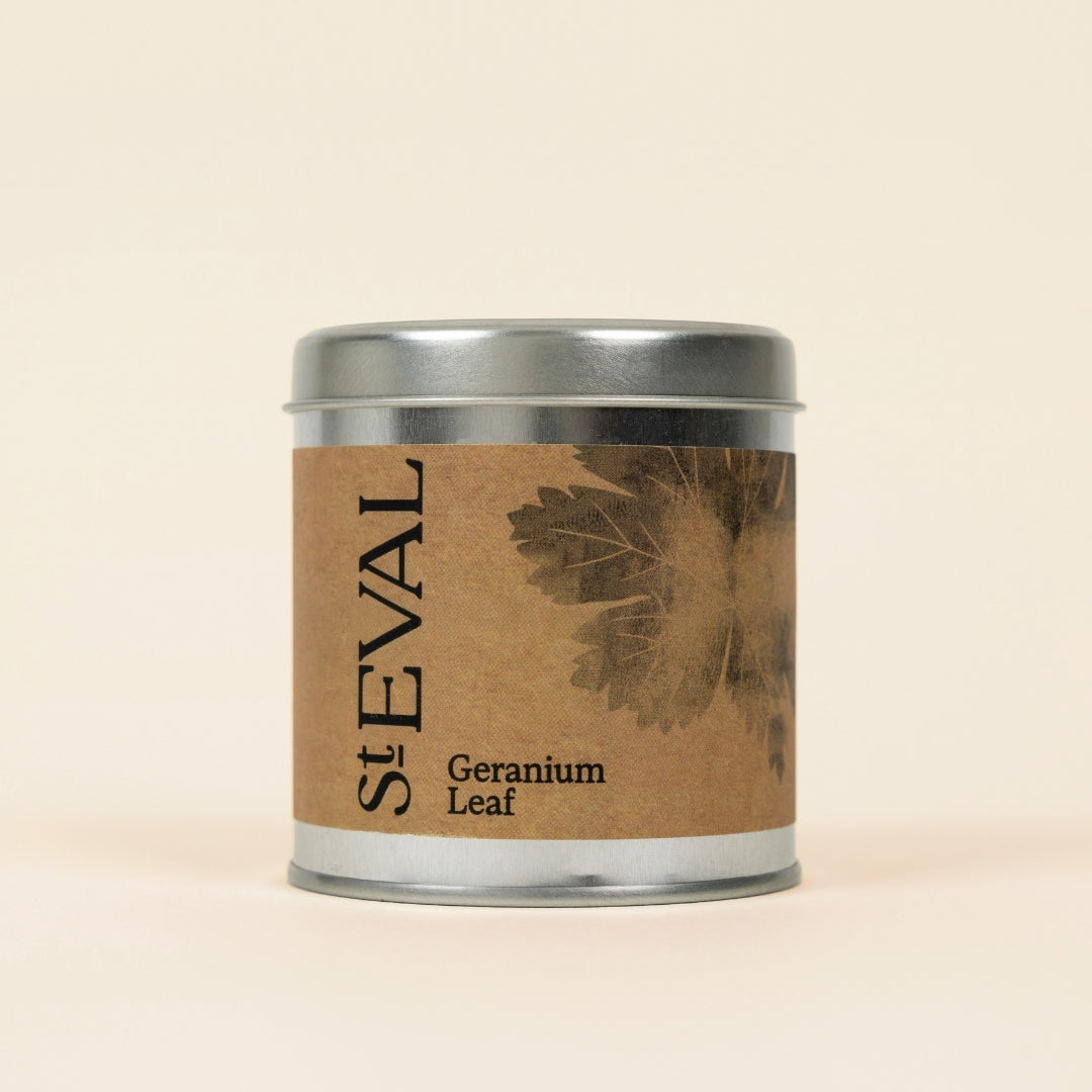 Geranium Leaf Scented Tin Candle