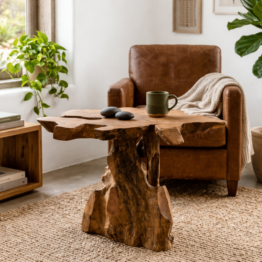 Mushroom Side Table