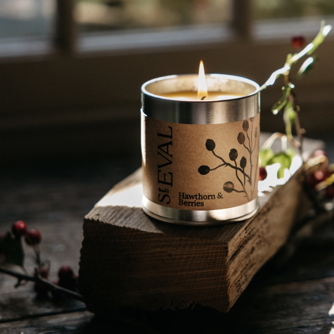 Hawthorn & Berries Scented Tin Candle