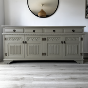 Old Charm 4 Door Sideboard 'Manor House Gray'