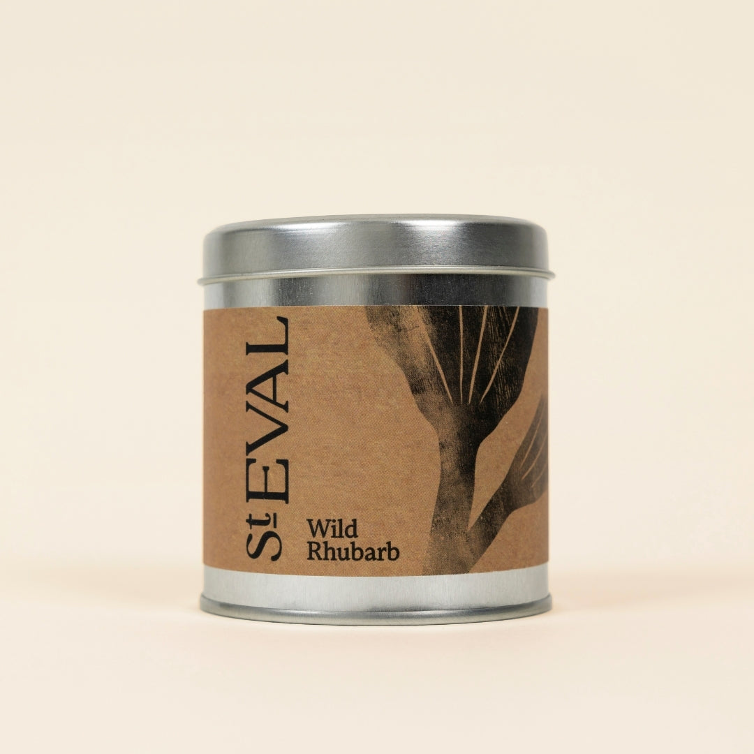 Wild Rhubarb Scented Tin Candle