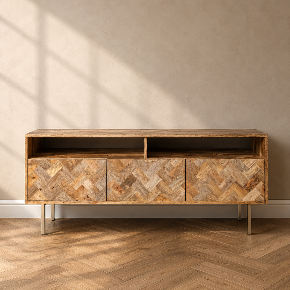 Block Mango Light Medium TV Stand