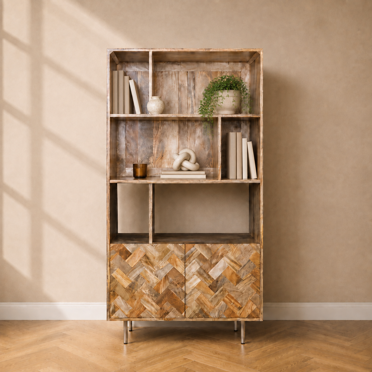Block Mango Light Bookcase