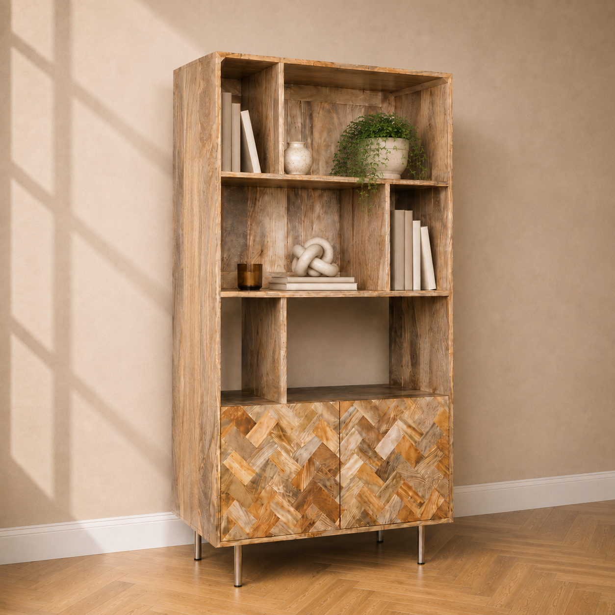 Block Mango Light Bookcase