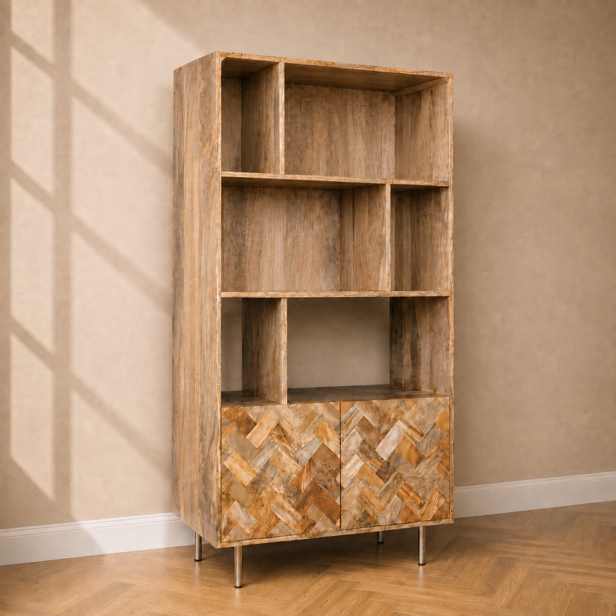 Block Mango Light Bookcase