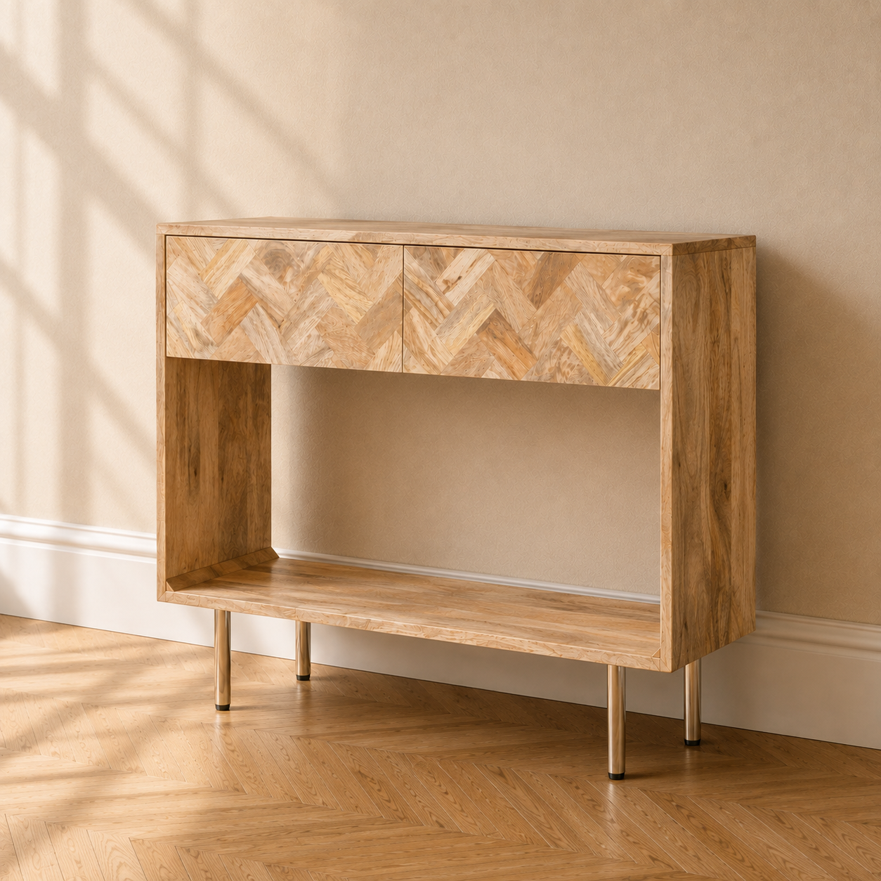 Block Mango Light Console Table