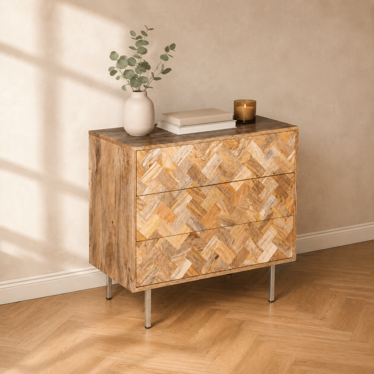 Block Mango Light Chest of Drawers
