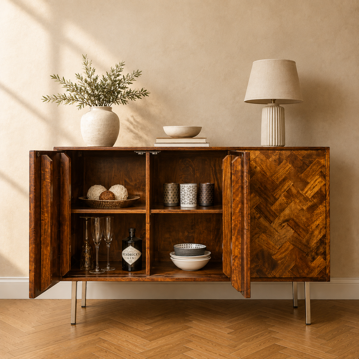 Block Mango 3 Door Sideboard