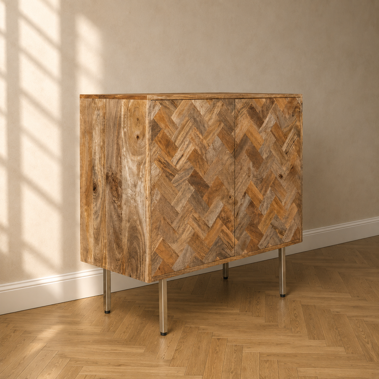 Block Mango Light 2 Door Cabinet