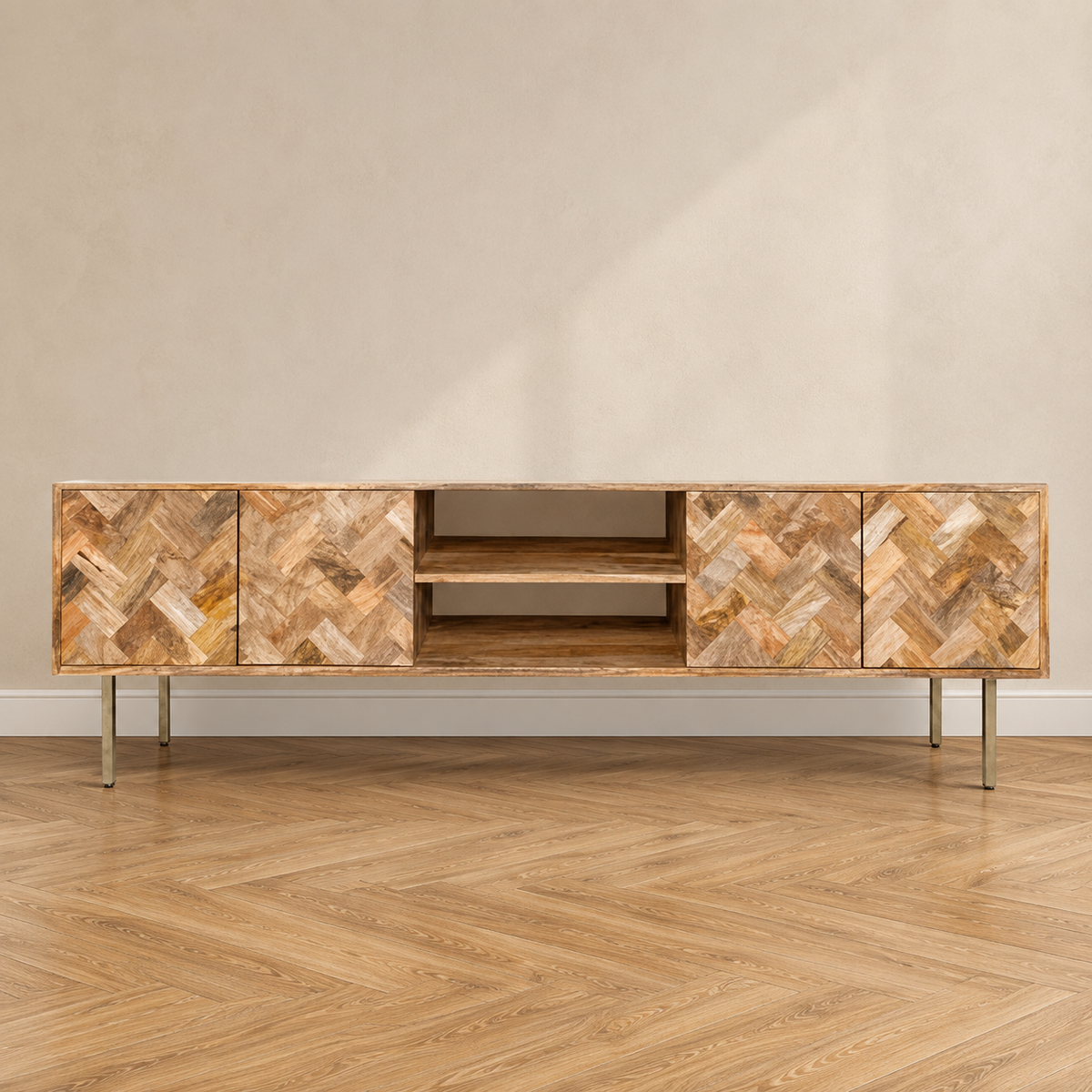 Block Mango Light Large TV Stand