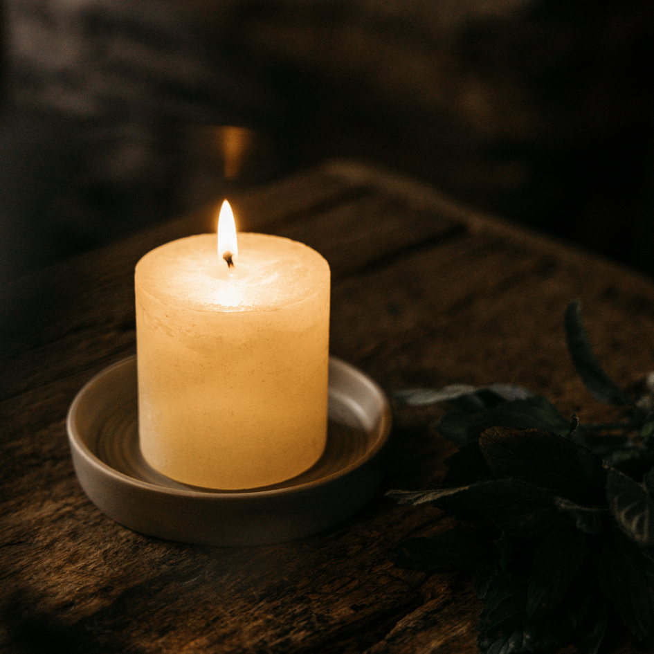 Bay & Rosemary 3" x 3" Pillar Candle