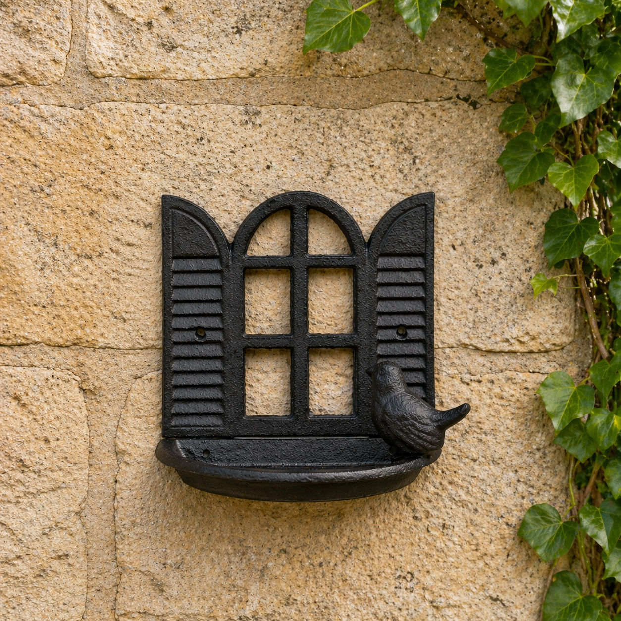 Cast Iron Bird Feeder