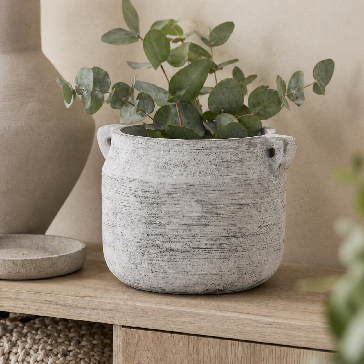 Athena Stone Hydria Pot