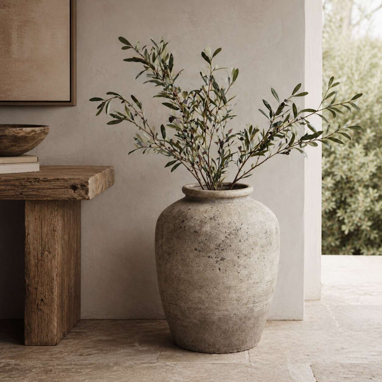 Deruta Medium Mottled Vase