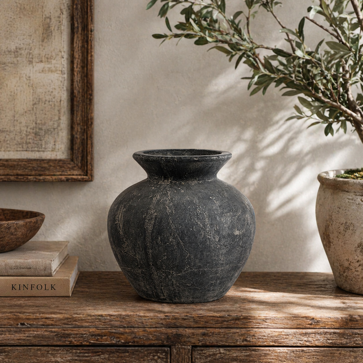 Amalfi Grey Vase
