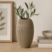 Pallida Large Striped Vase