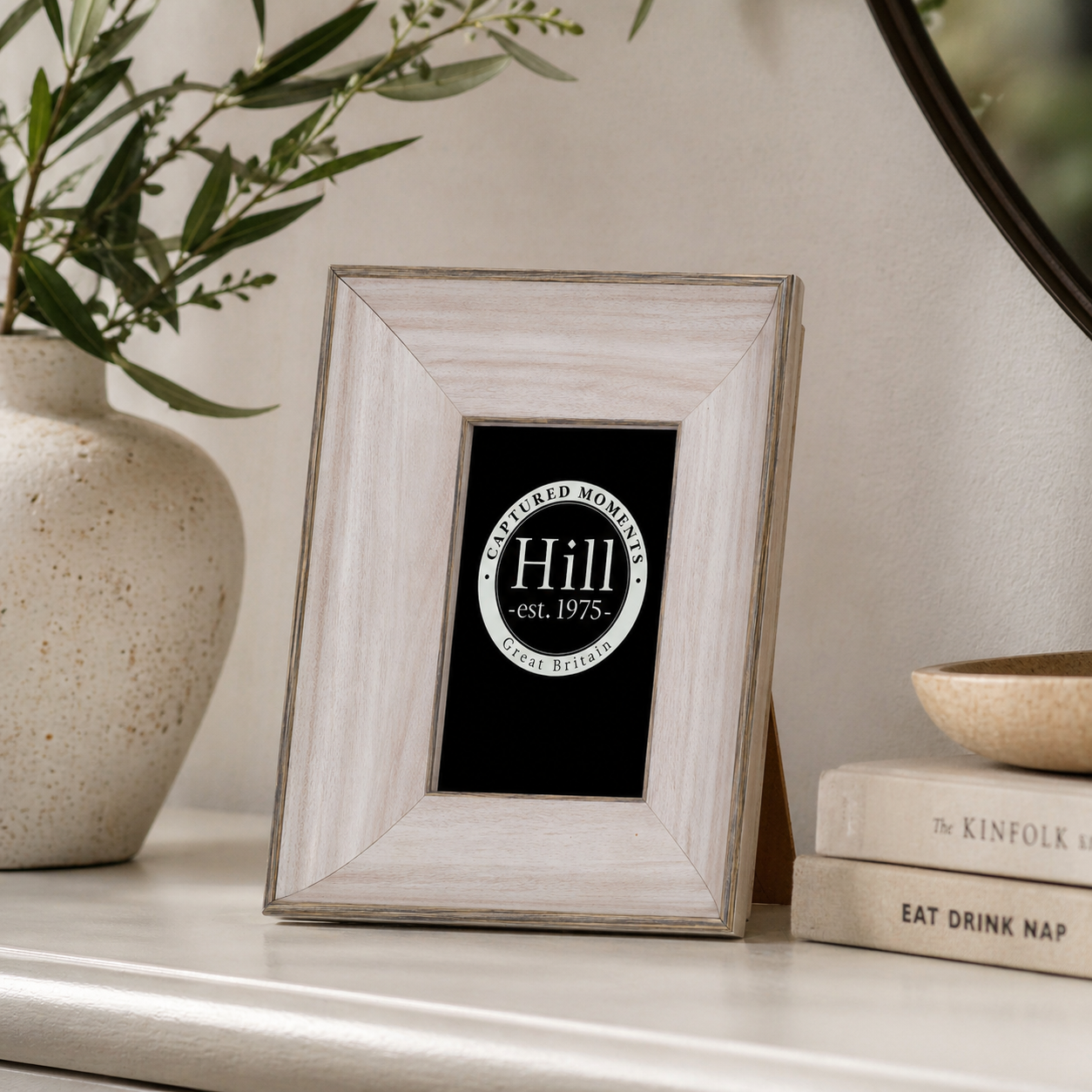 White Washed Wood Photo Frame 4X6