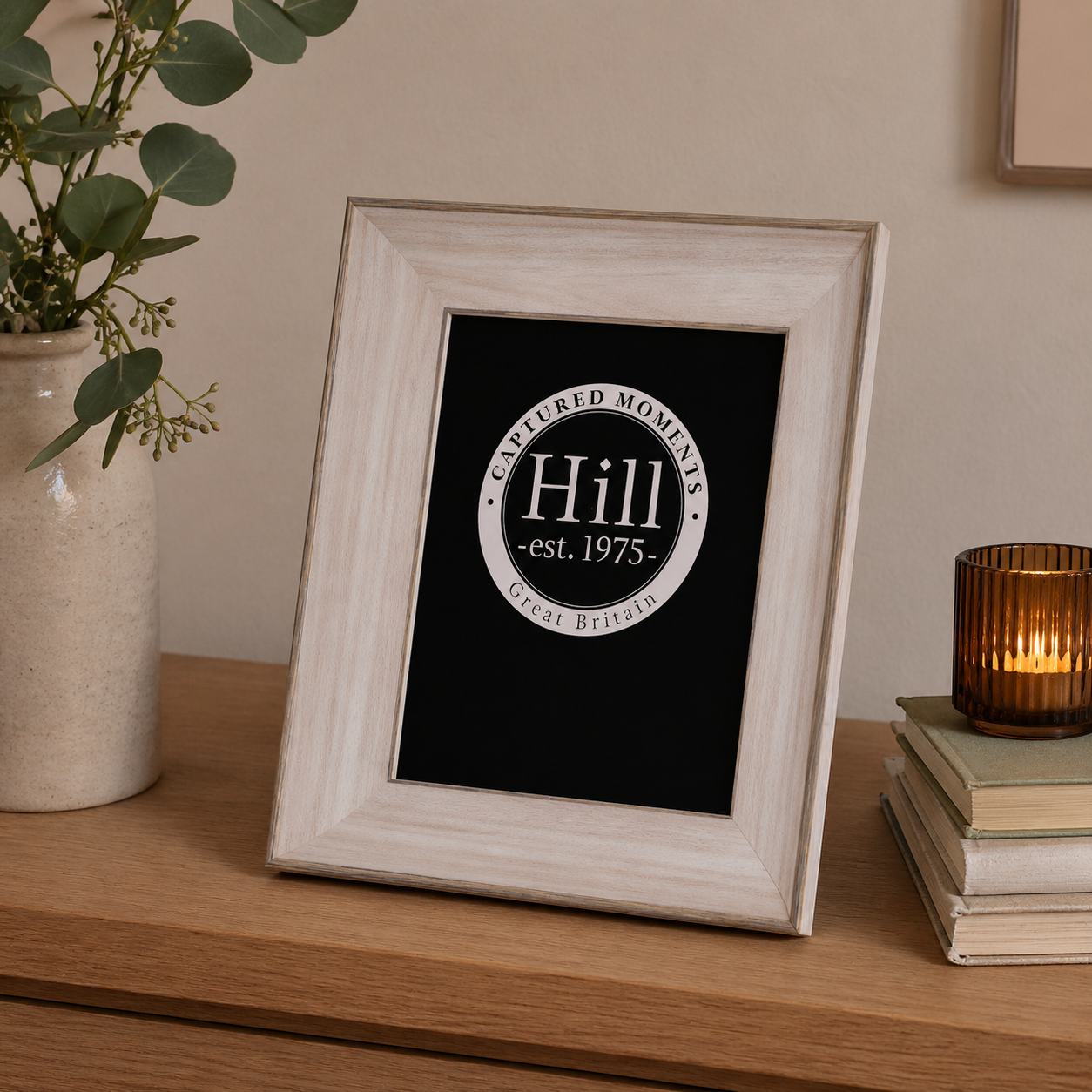 White Washed Wood Photo Frame 8X10