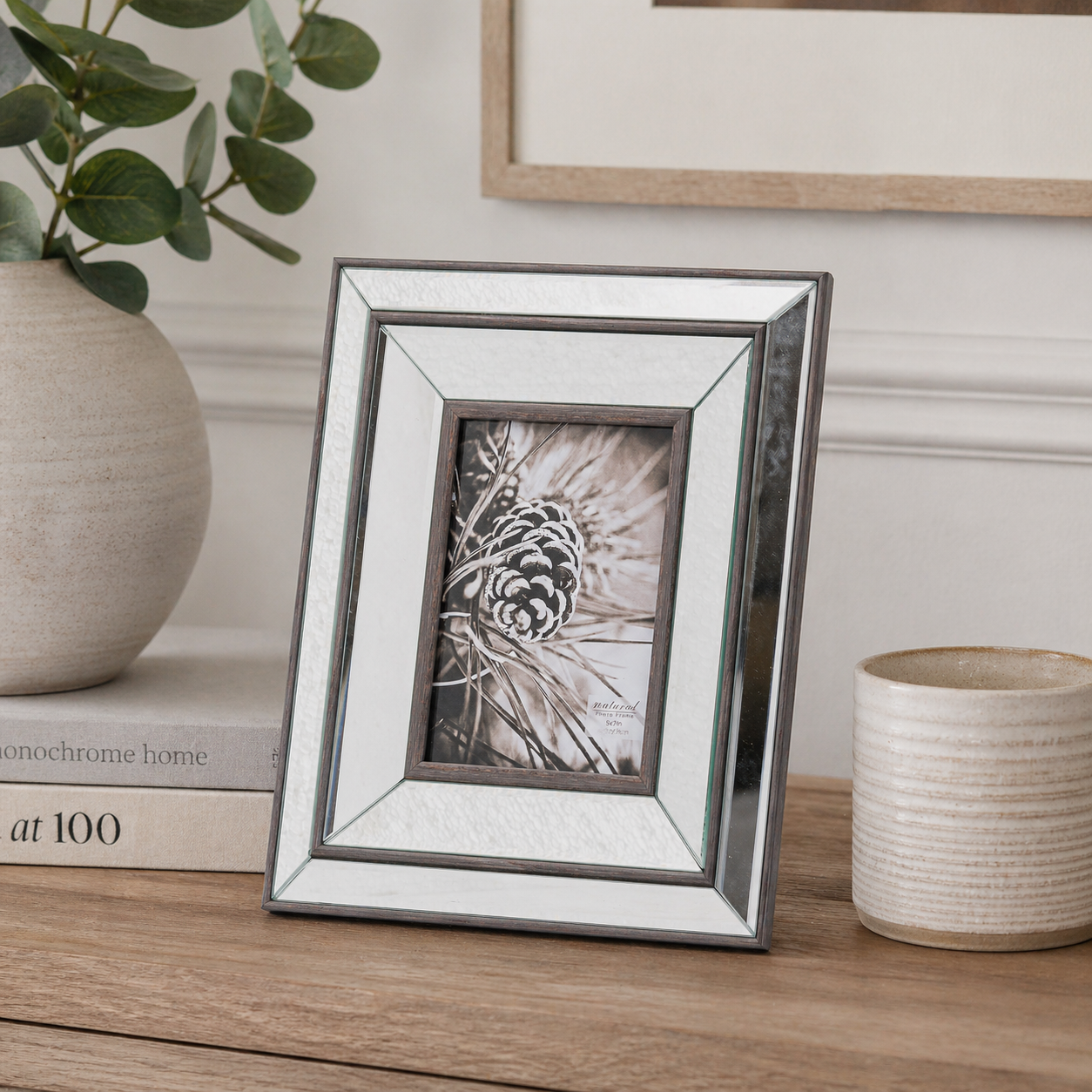 Tristan Mirror And Wood 5X7 Frame