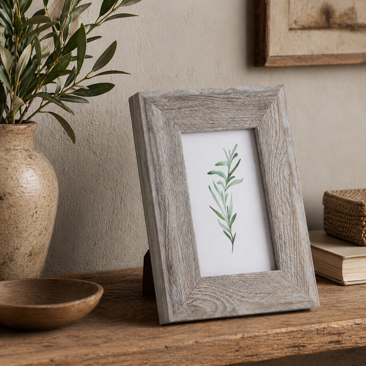 Grey Washed Photo Frame