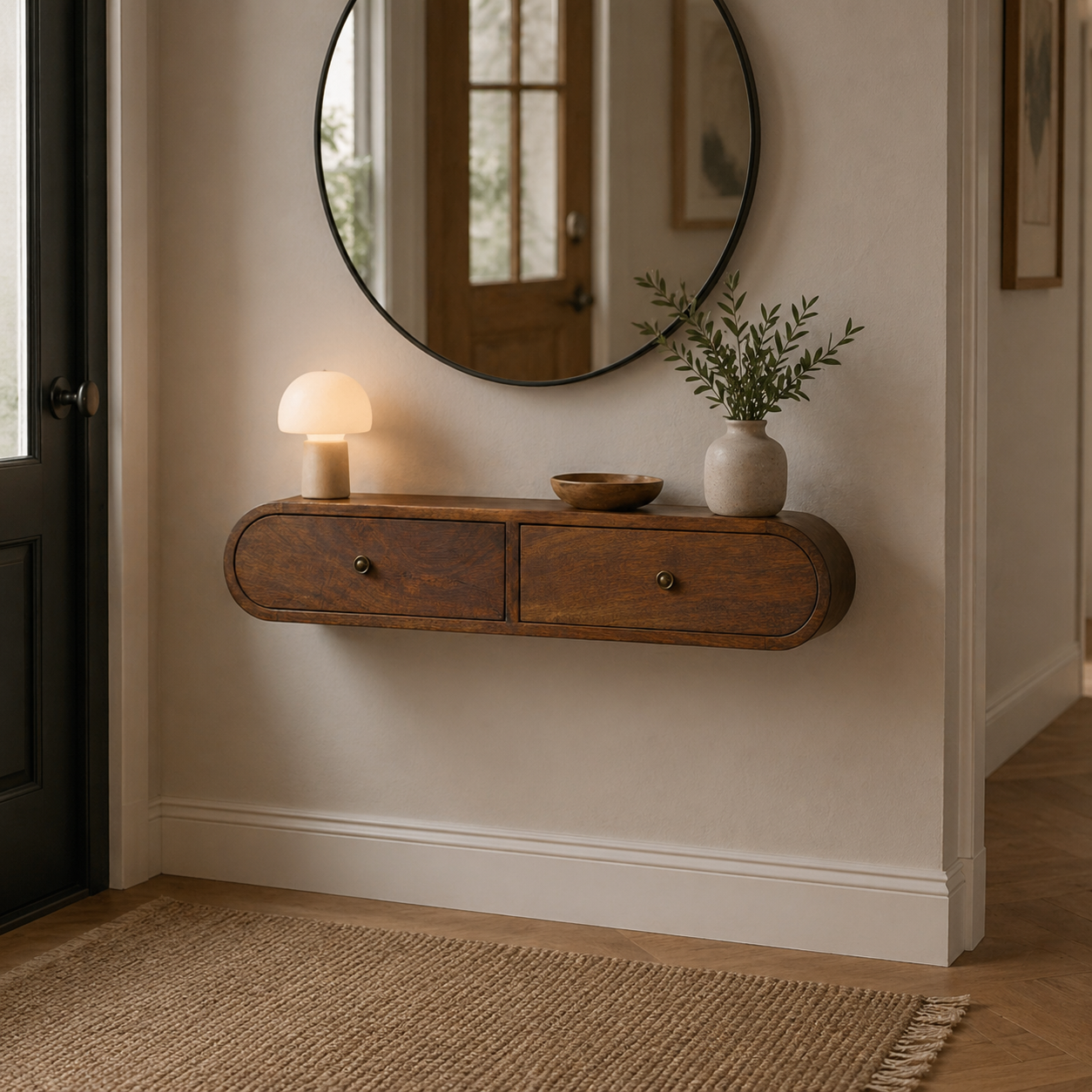 Floating Chestnut London Console