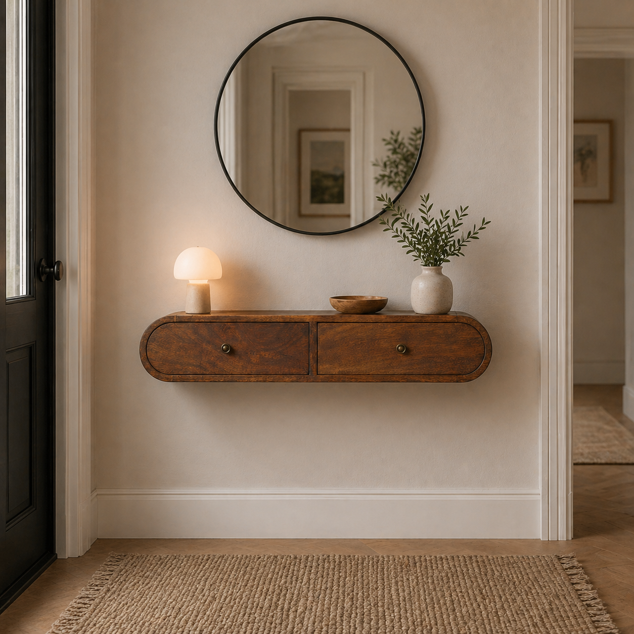 Floating Chestnut London Console