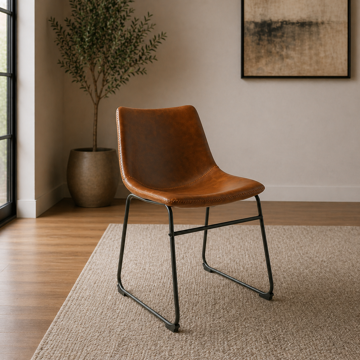 Cooper Dining Chair Tan - Set of 2