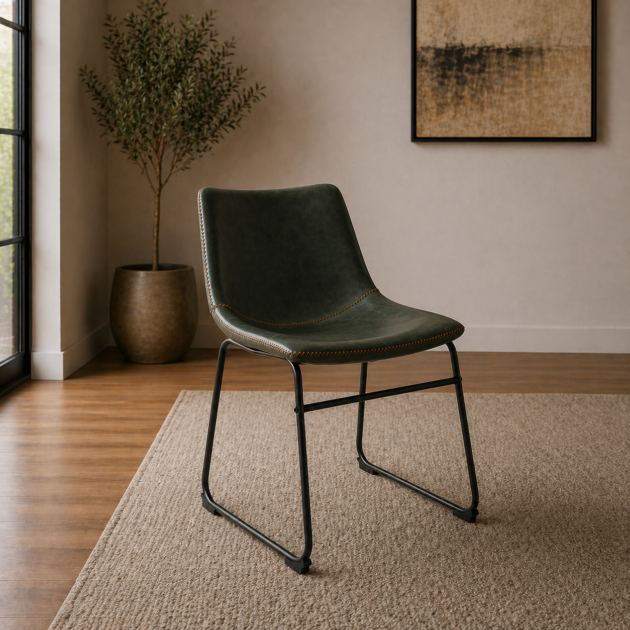 Cooper Dining Chair Forest Green - Set of 2