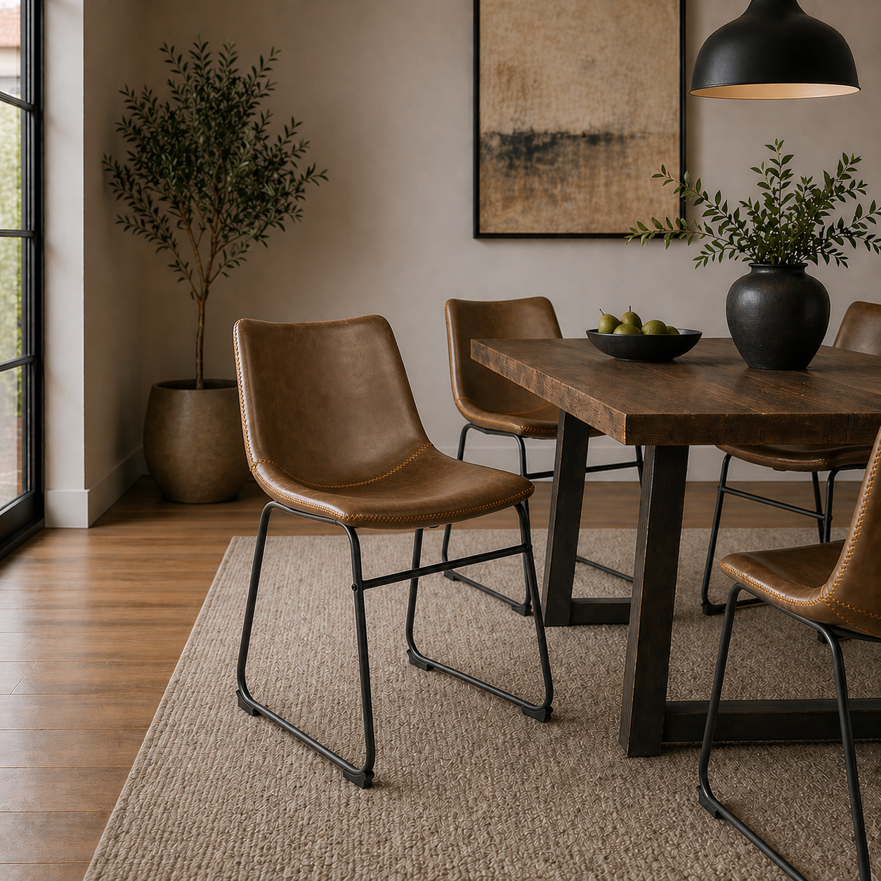 Cooper Dining Chair Chestnut - Set of 2