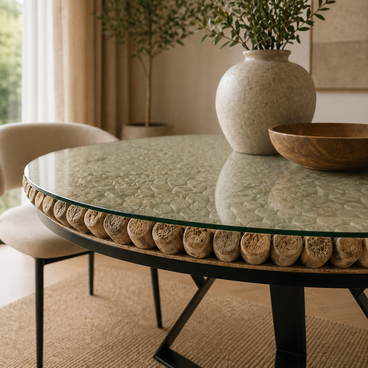 Iona Round Dining Table (130cm)