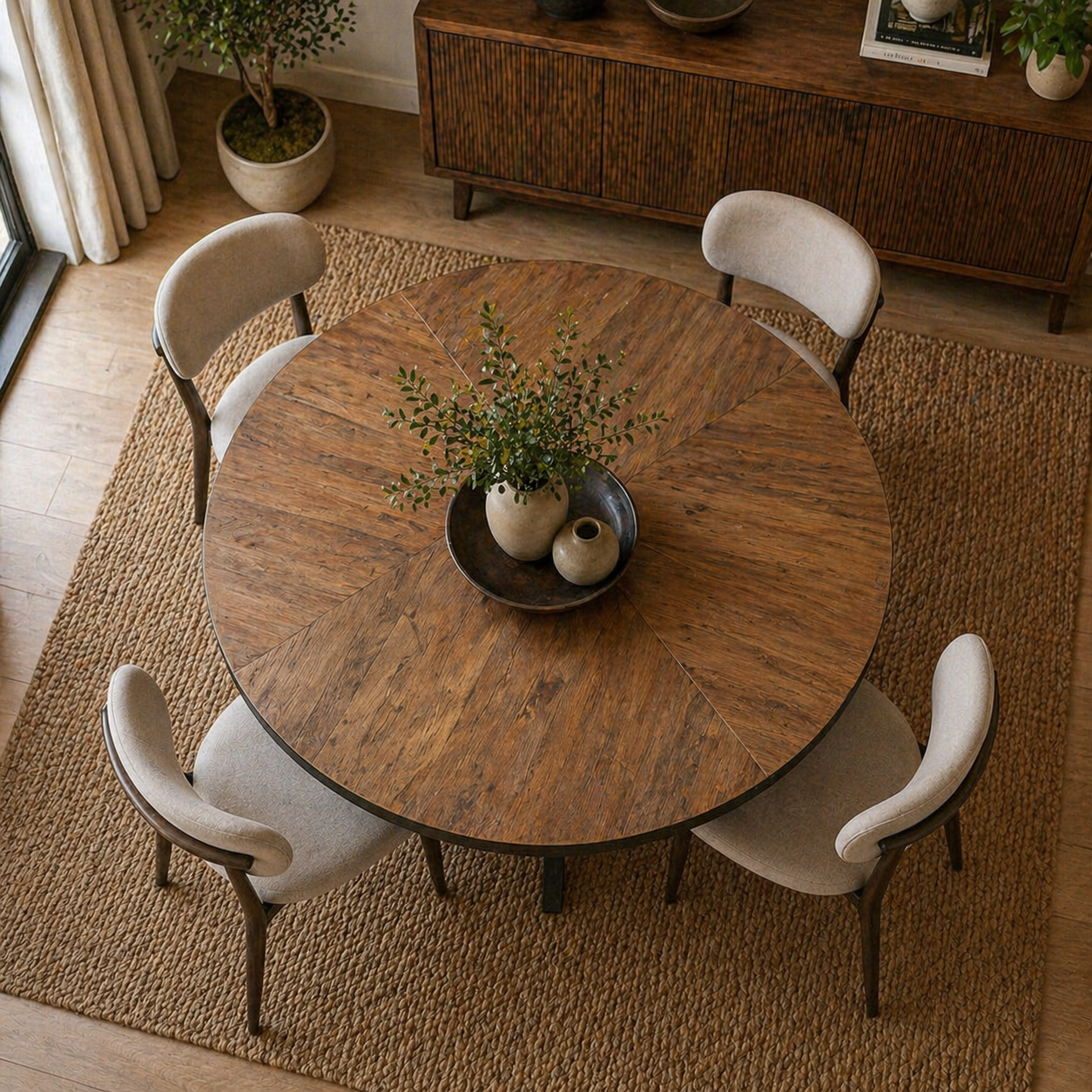 Oban Round Dining Table (140cm)