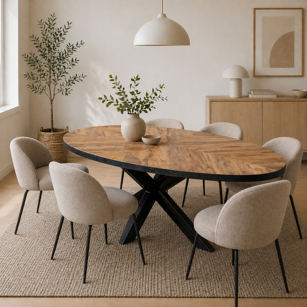 Oban Oval Dining Table