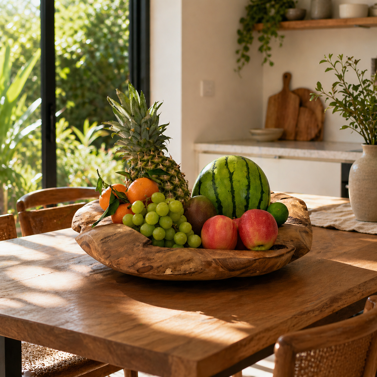Teak Fruit Bowl (50cm)