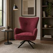 Buick Armchair - Chenille Berry
