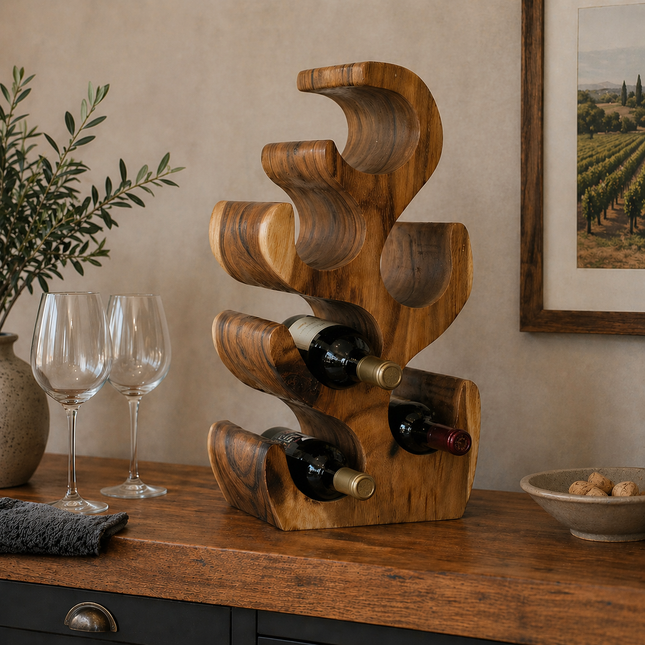 Natures Wine Tree 6 Bottle