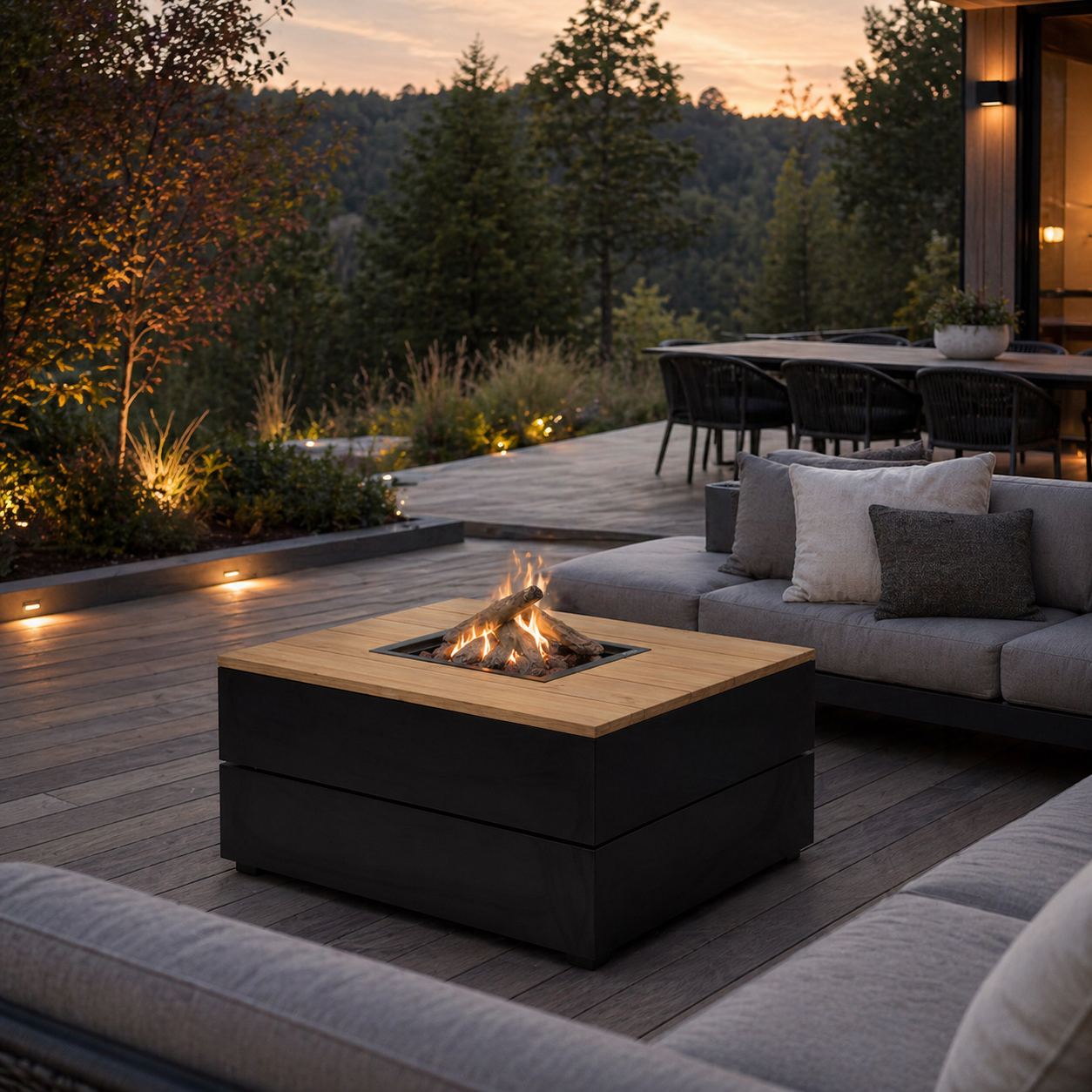 Fire Pits & Log Store