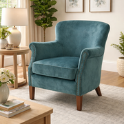 Cromarty Armchair In Vintage Teal