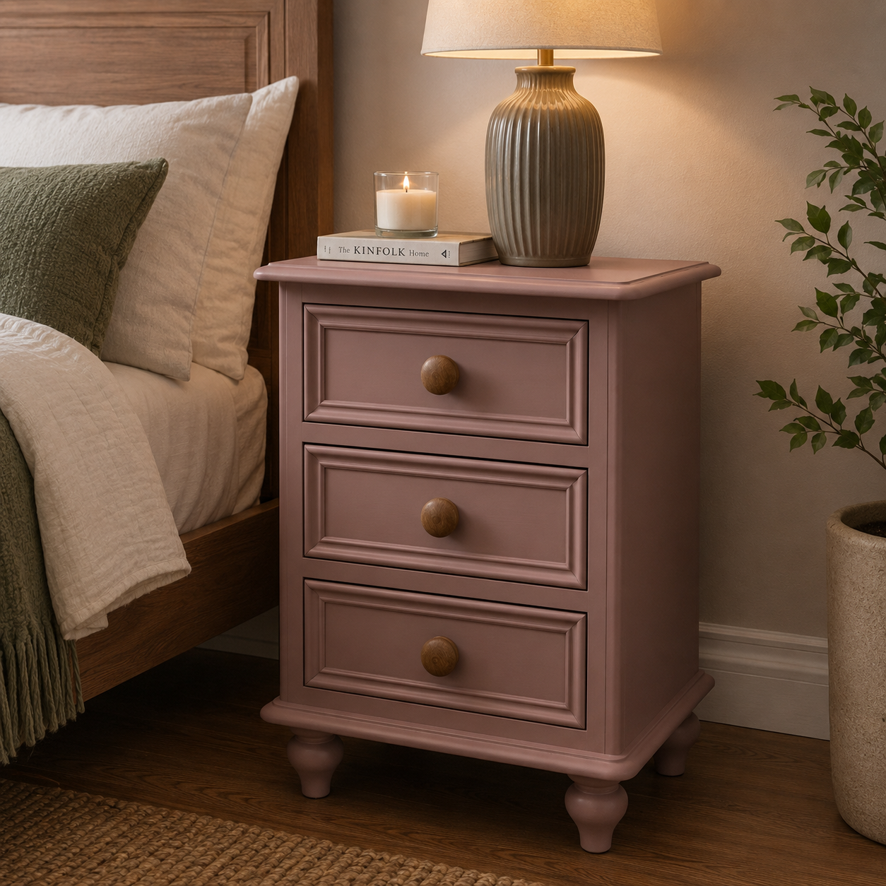 Chunky Pine Bedside Tables (Pair)
