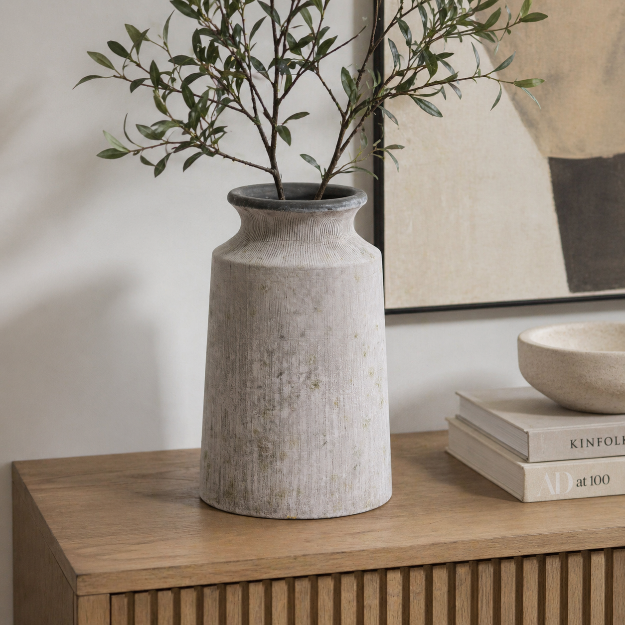 Bloomville Urn Stone Vase